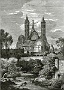 Church of St. Anthony, Padua'. 1877. Vista dal Ponte Corvo. (Oscar Mario Zatta)